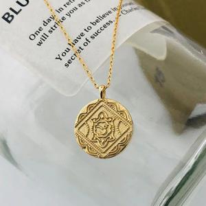 Collar "Moneda Vintage" de plata 925