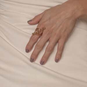 Anillo con Pepitas Ordenadas