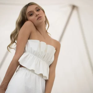 Top Strapless Eva Blanco