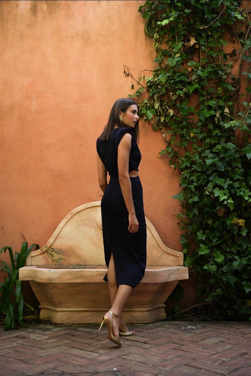 Vestido Nuvia Evilla Oro - Imagen 4