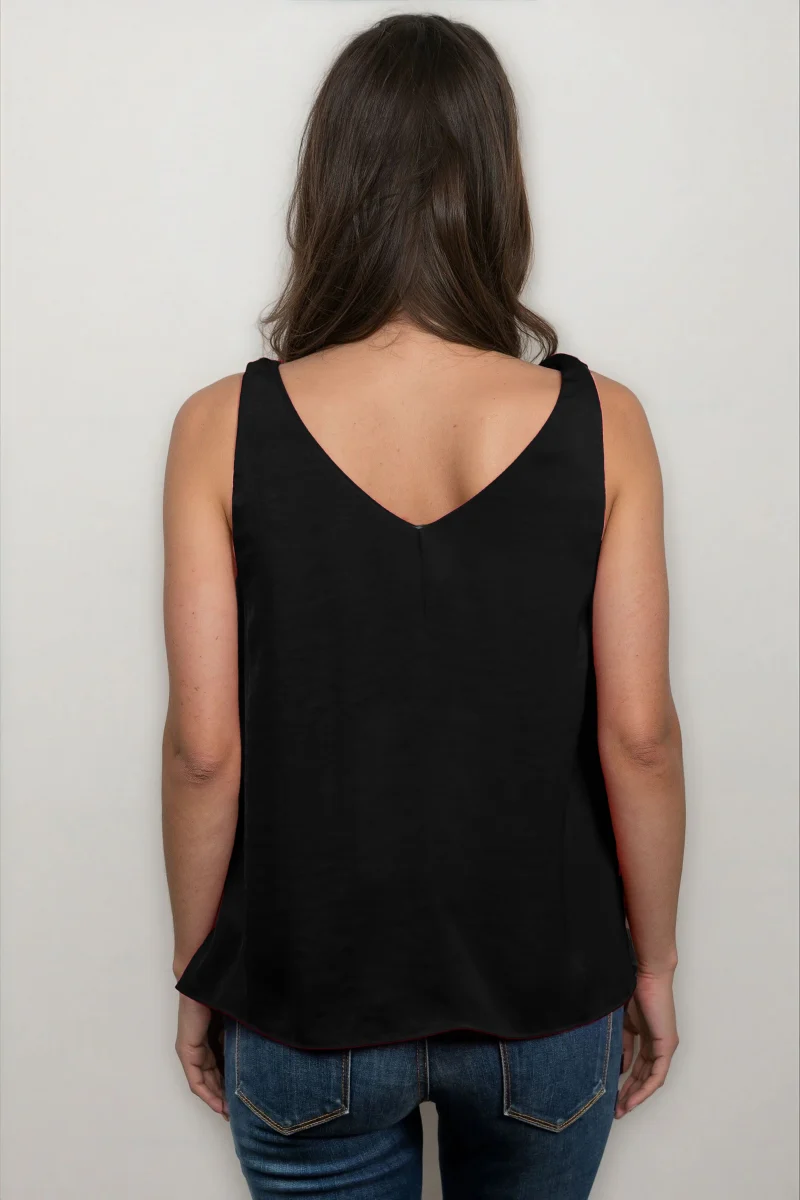 Blusa De Tiritas Negras - Imagen 2