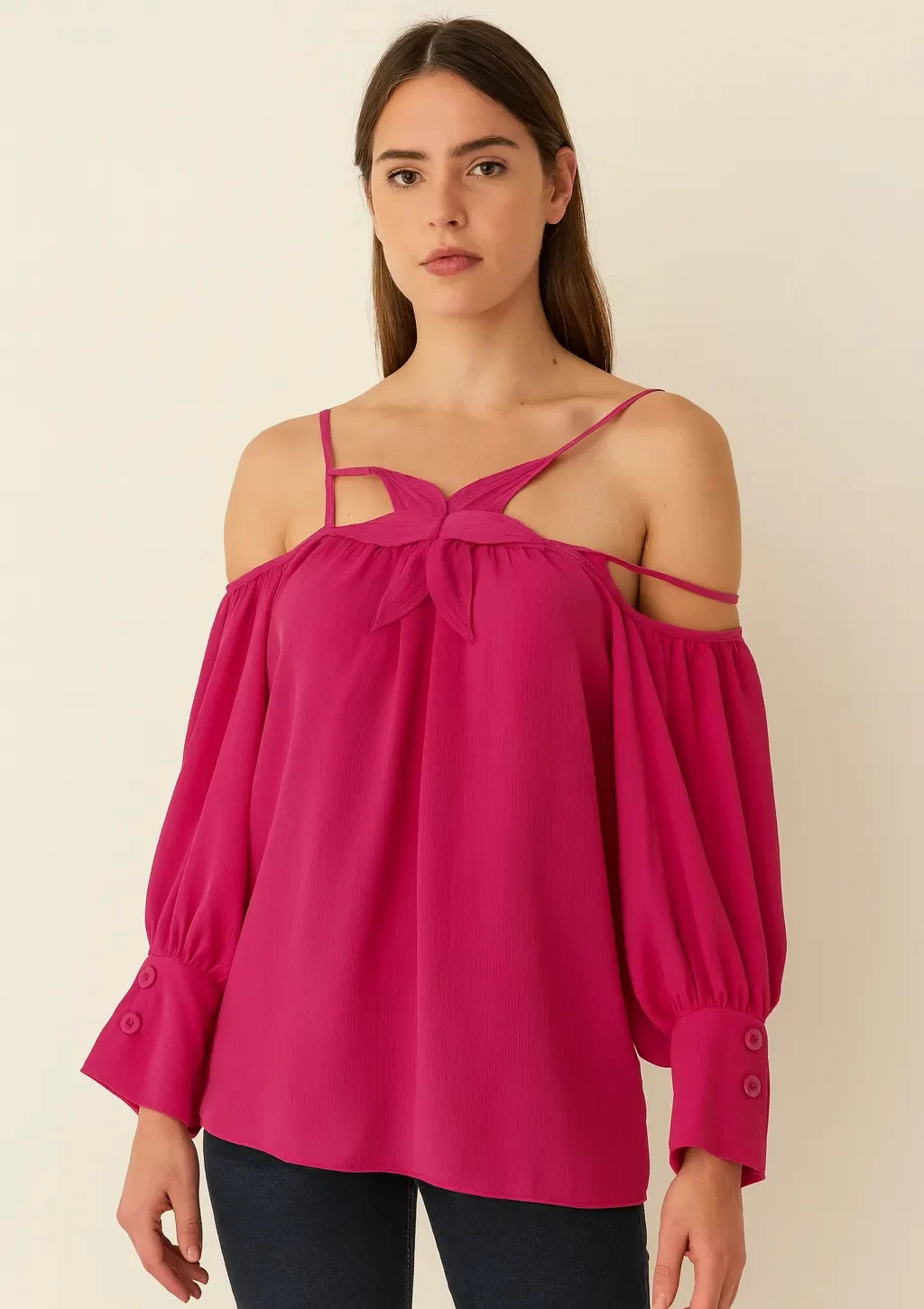 Blusa Akari Fucsia
