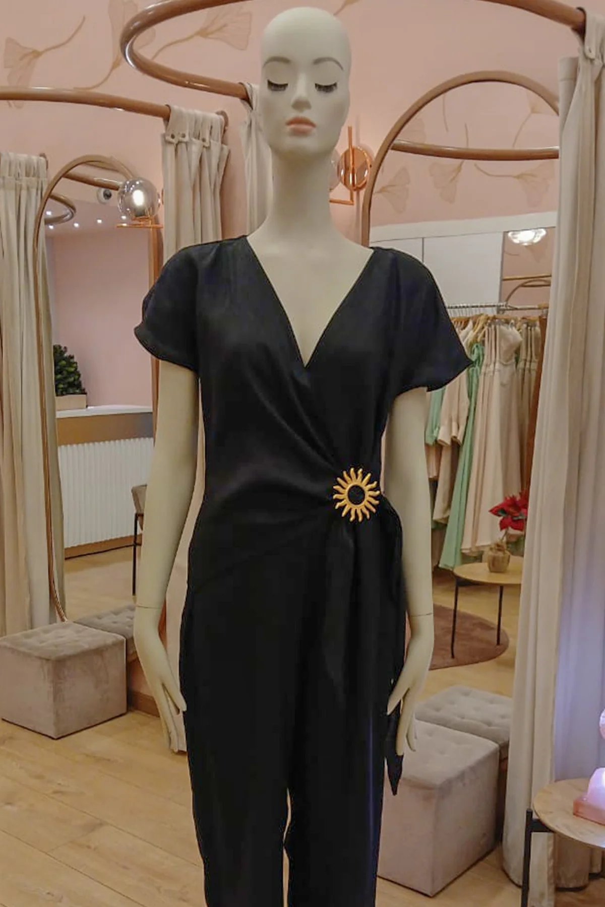 Enterizo Evelia Negro