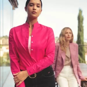 Camisa Fucsia Con Tabletas