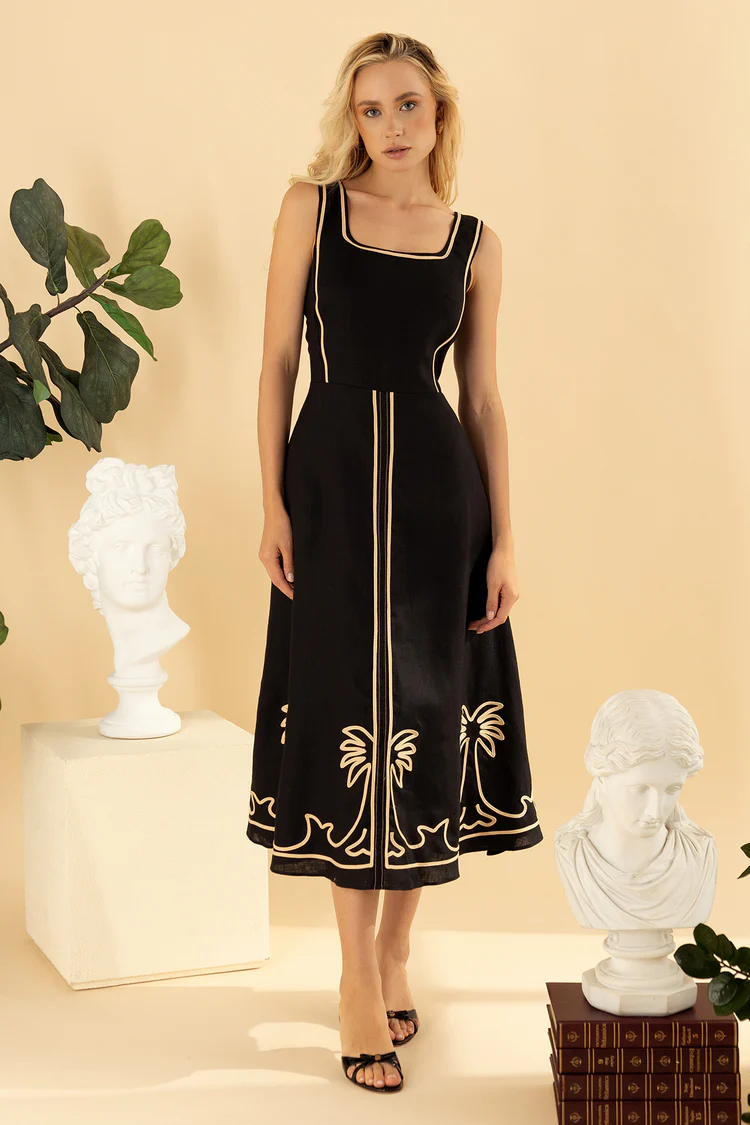 Vestido Luanda Negro