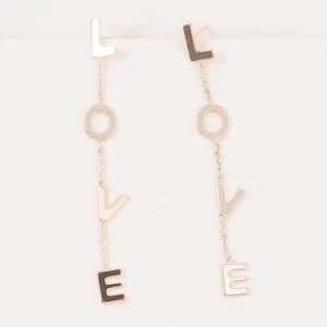 Aretes Largos Love