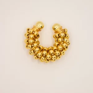 Earcuff Bolitas Doradas