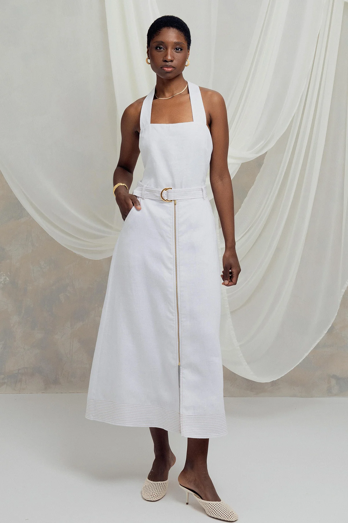 Falda Majo Blanco - Imagen 2